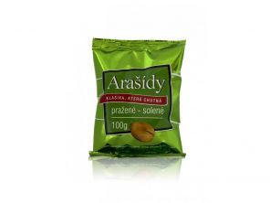 Arašídy pražené solené 100g - 12ks/bal