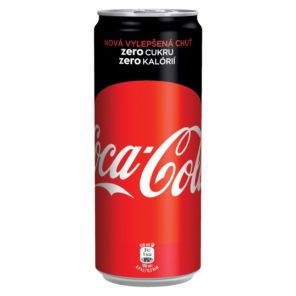 Coca cola ZERO 0,33L - plech