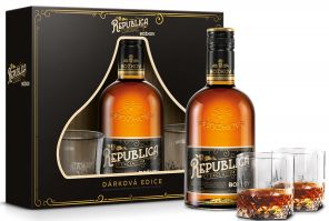 Božkov Republica Exclusive 38% 0,5l + 2 sklenky