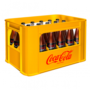 Coca Cola Zero 24x0,33 l sklo