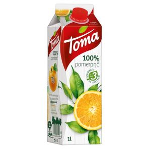 Toma 100% pomeranč 1l