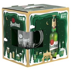 Pilsner urquell 05,l/8ks + krýgl