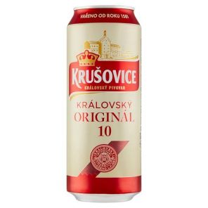 Krušovice Královská 10° Plech 0,5l/24ks