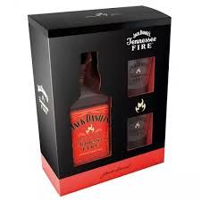 Jack Daniels FIRE + 2xsklo 0,70l
