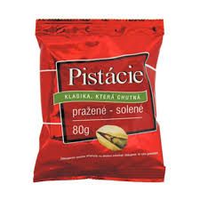 Pistácie pražené solené 12 x 80g